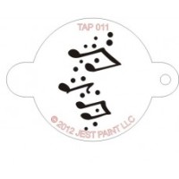 TAP 011 Stencil Music Notes (TAP 011 Stencil Music Notes)